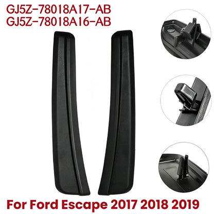 2X Front Windshield Outer Trim Pillar Molding for Ford Escape (2017–2019)