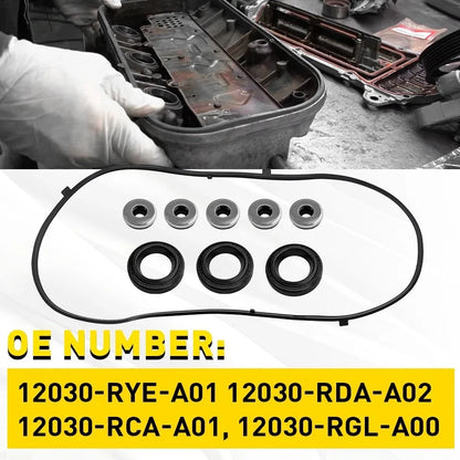 2Pcs Valve Cover Gasket Set for Honda Pilot (2005–2008) & Ridgeline (2006–2008)