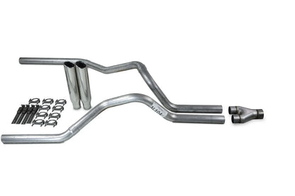 Dual Exhaust Kit for Ford F-150 (1987–1997) 2.5" Clamp-on Tips