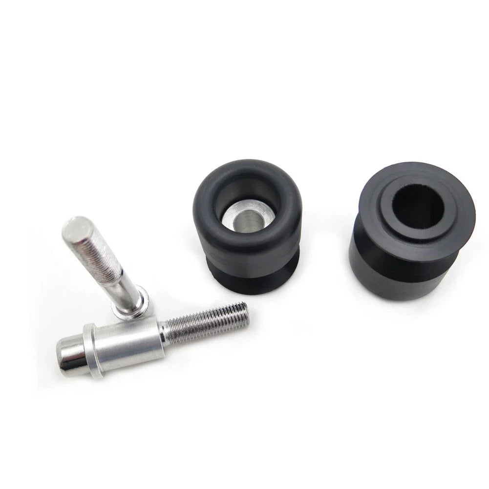 Black Swingarm Spools 10mm for Kawasaki Ninja Z1000, ER-6N, EX250F, EX650, ZRX1100