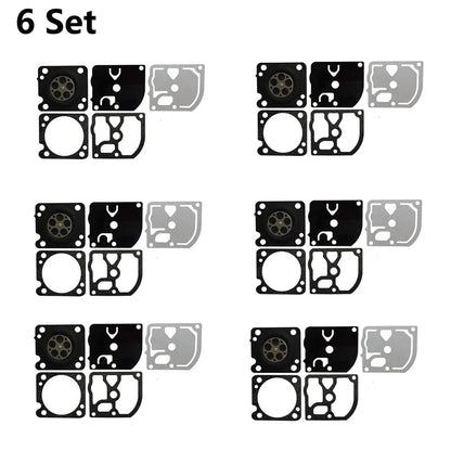 Set of 6 Carburetor Gasket Kits for ZAMA GND-105 C1M-EL44 Chainsaw