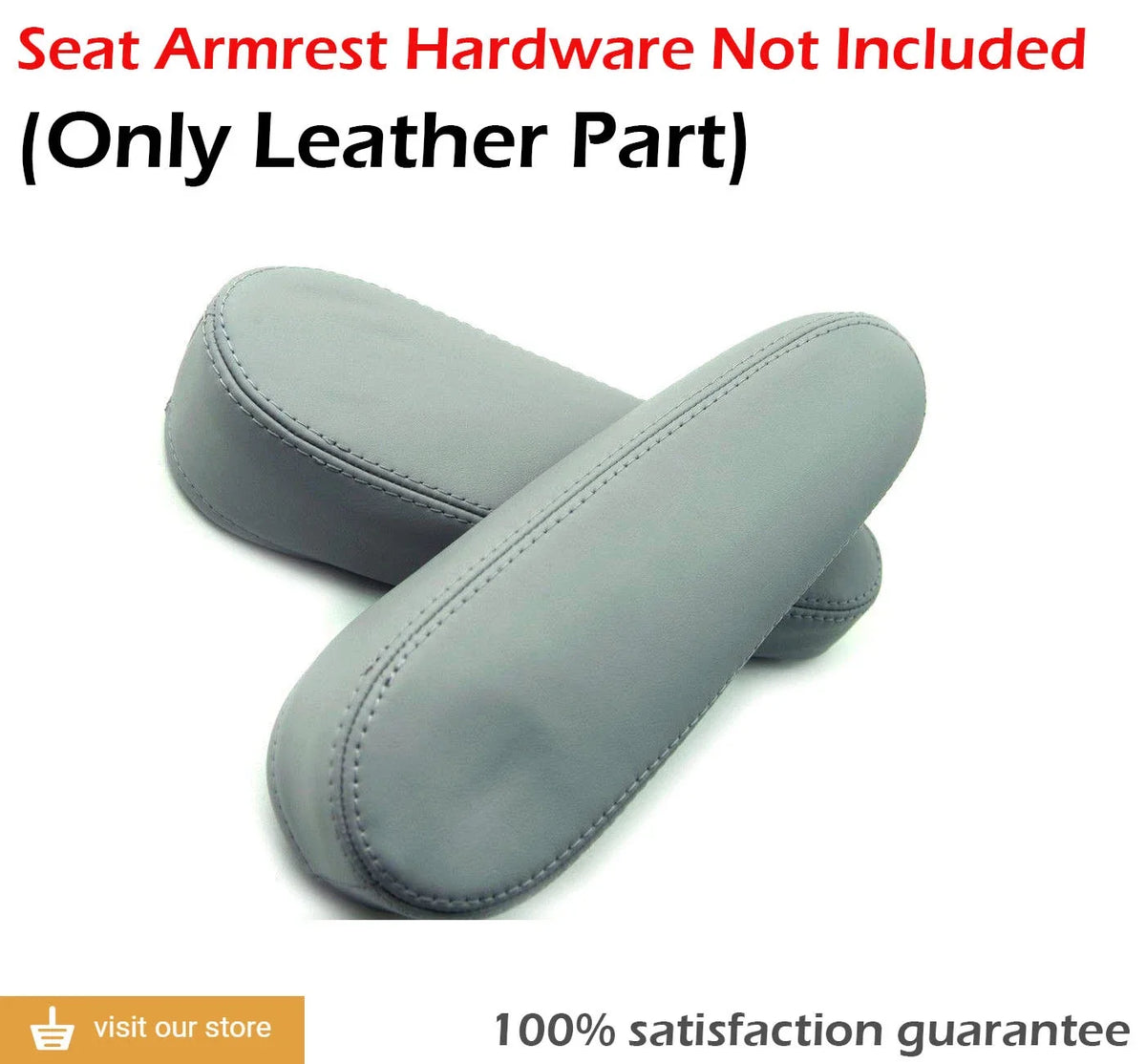 PVC Leather Seat Armrest Cover for Chevrolet Uplander (2005–2009) Gray