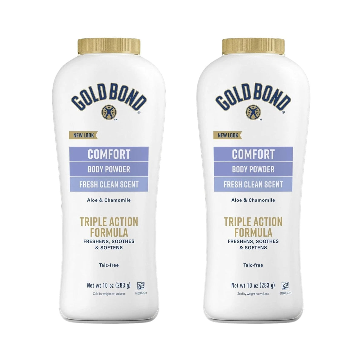 Pack of 2 Gold Bond Comfort Body Powder Talc-Free 10 oz.