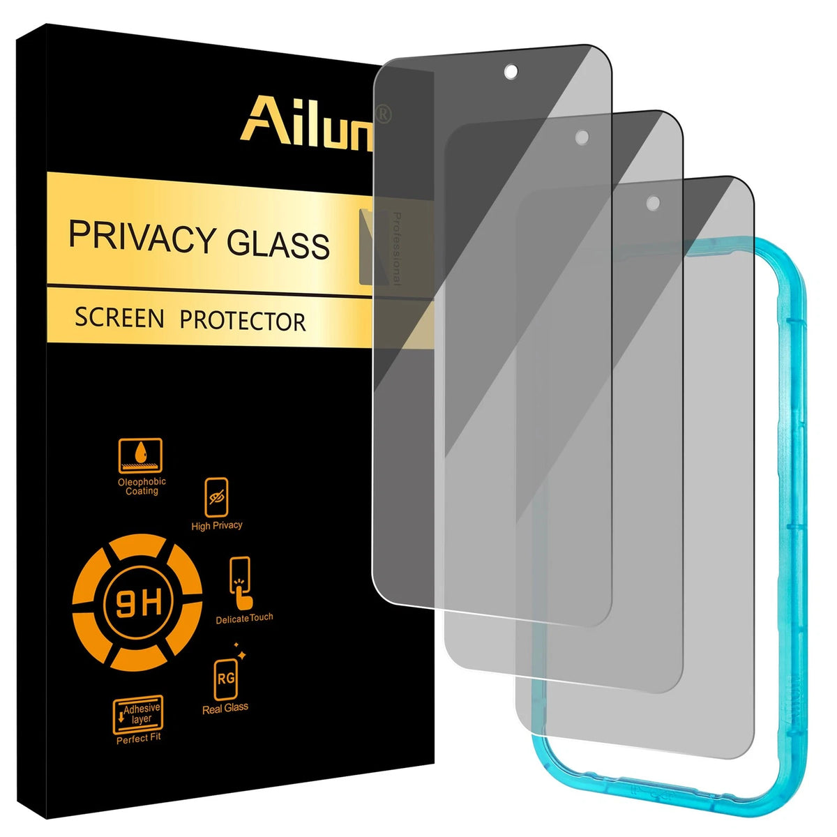 3 Pack Privacy Screen Protector for iPhone 17 Pro (2023)