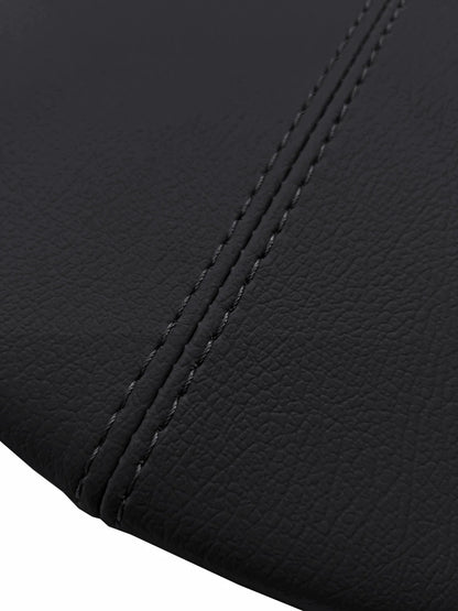 Center Console Lid Armrest Cover for Chevrolet Malibu (2016–2020) Black PVC Leather