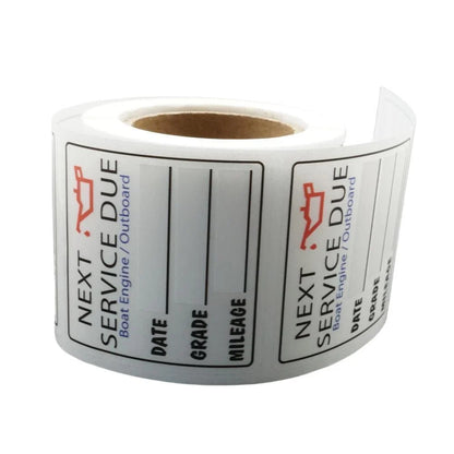 Next Service Due Reminder Oil Change Stickers for All Vehicles (200 Pack)
