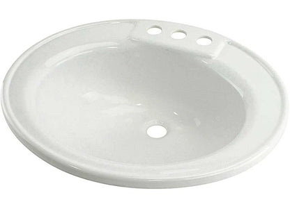 17" x 20" Oval Lavatory Sink for Lippert