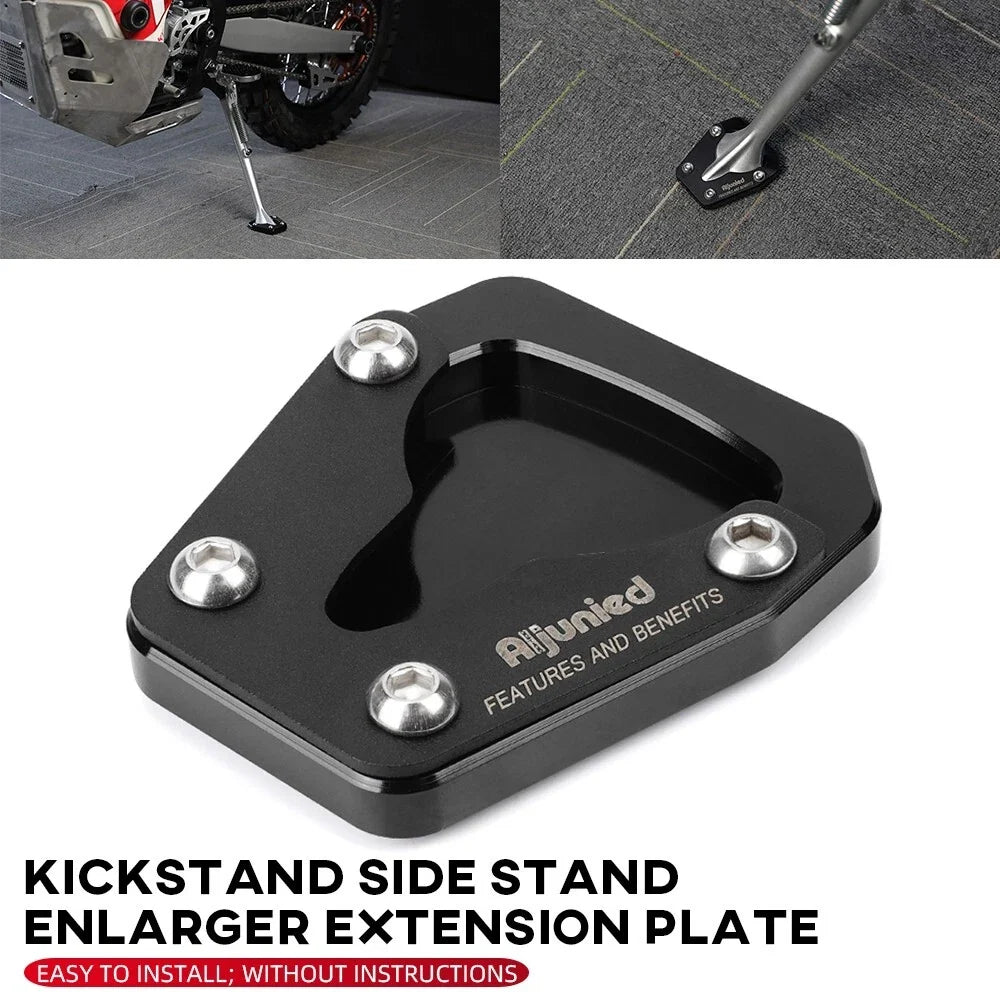 CNC Kickstand Extension Plate for KOVE 450 RALLY (2023)