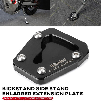 CNC Kickstand Extension Plate for KOVE 450 RALLY (2023)