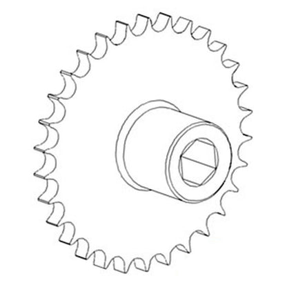 Return Tailings Upper Sprocket for 9400 9450 9500 9500SH 9501 9510