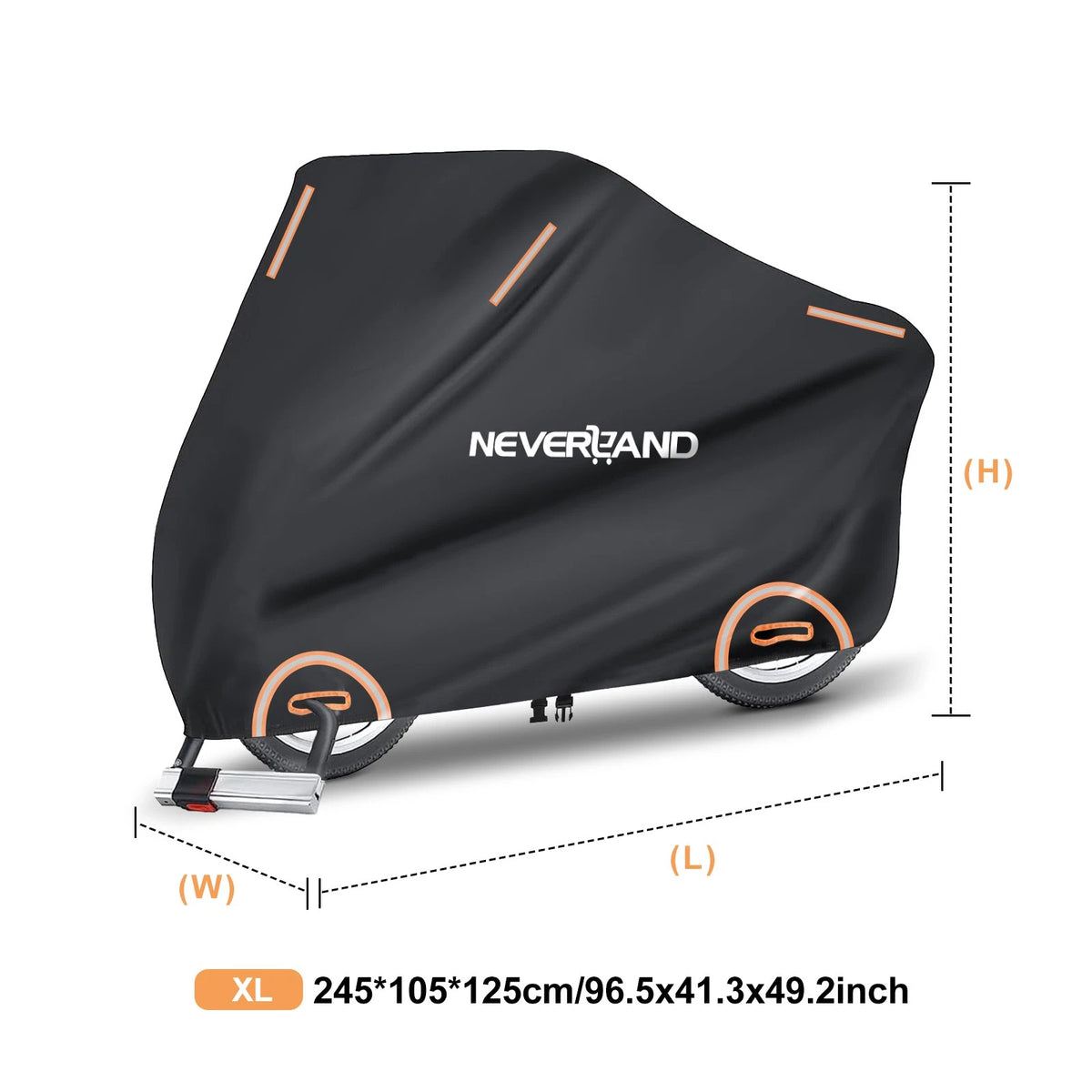 XL Waterproof Motorcycle Cover for Suzuki Burgman 200 400 (NEV M40-40-XL)