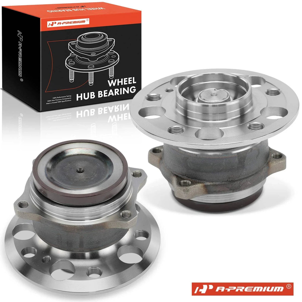 2X Front Wheel Hub & Bearing Assembly for Mercedes-Benz C63 AMG (2008–2015)