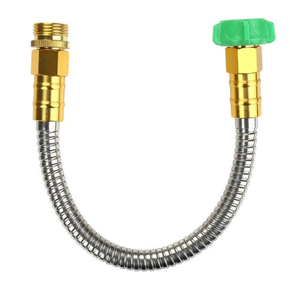 304 Stainless Steel Garden Hose for Beaulife (1 Foot, Silver)
