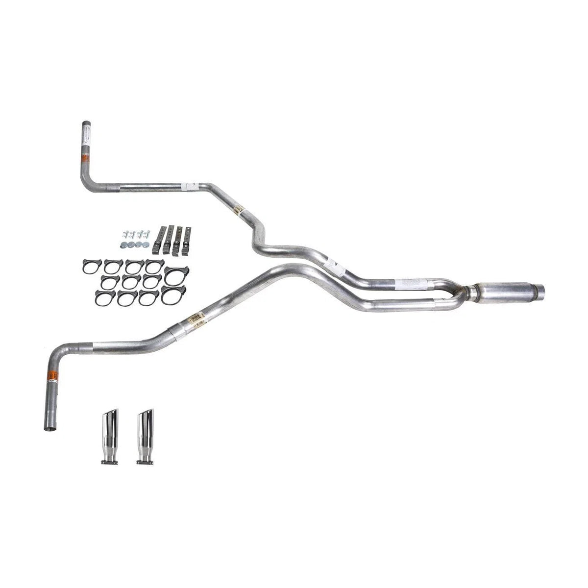 Dual Exhaust MA Pipe Glass Pack Muffler for F150 (1995–1997)