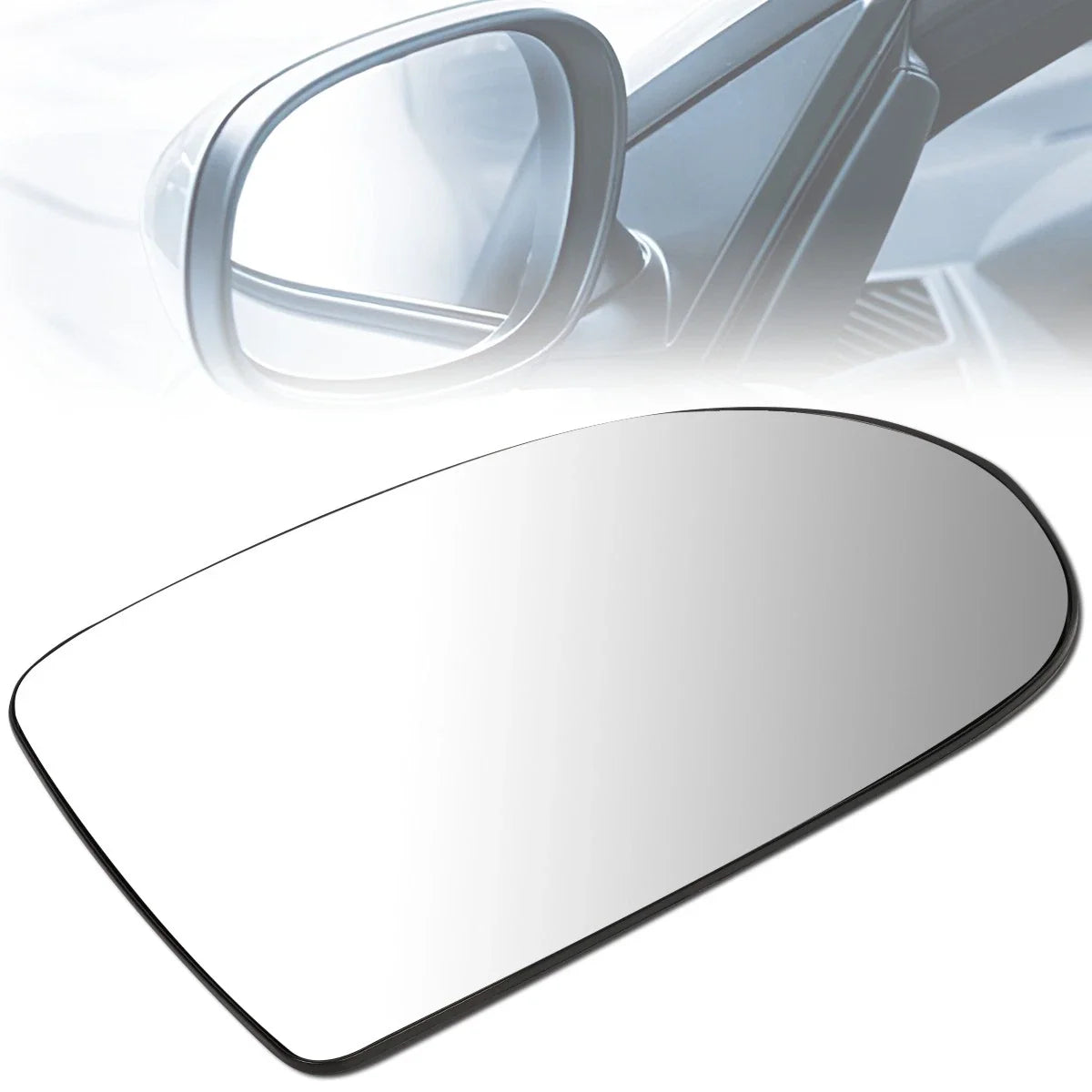 Right Side Door Mirror Glass Lens for Jeep Compass Patriot (2007–2017) 68000018AA