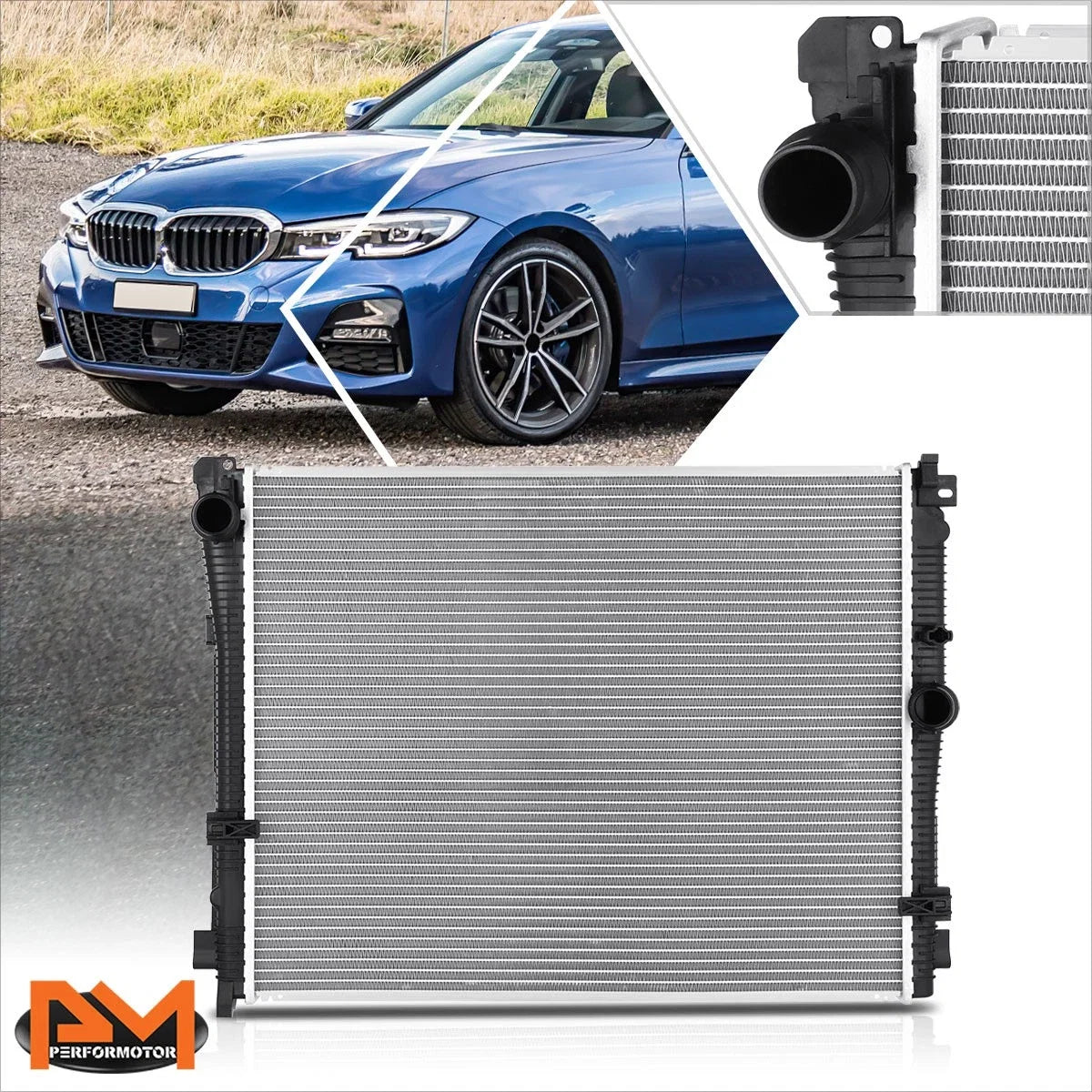 Cooling Radiator for BMW 330I 330E Xdrive Z4 2.0L 3.0L (2019–2024) DPI-13799