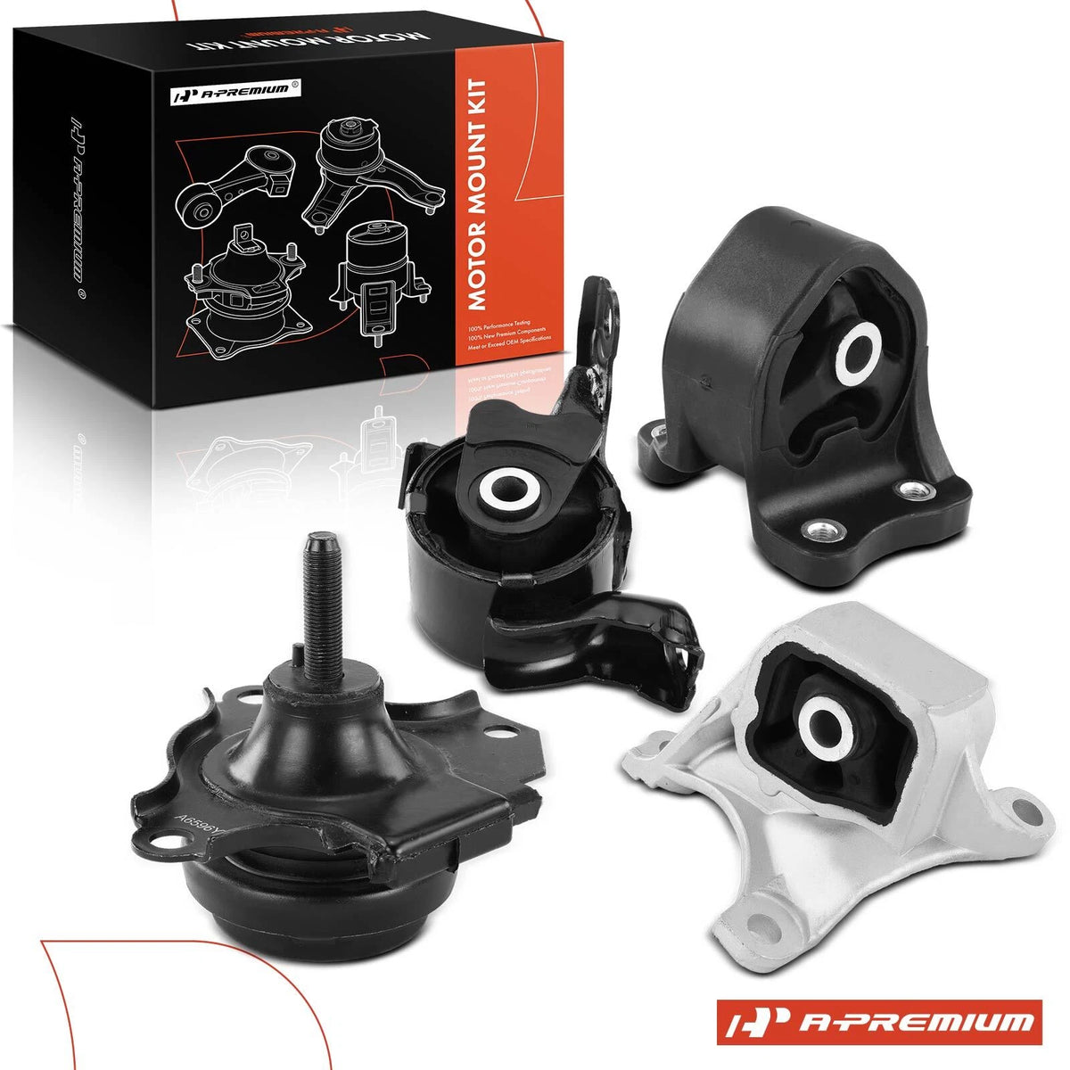 Set of 4 Engine Motor & Transmission Mounts for Honda CR-V (2002–2006) A4549 A6596 A4504 A4528