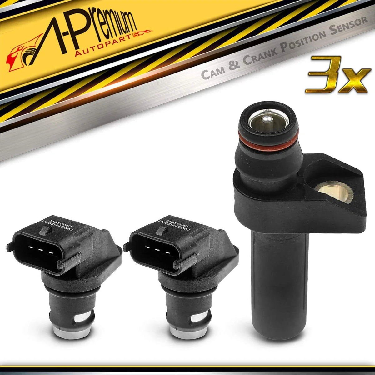 2X Camshaft & Crankshaft Position Sensors for Benz W220 S500 (2000–2006)