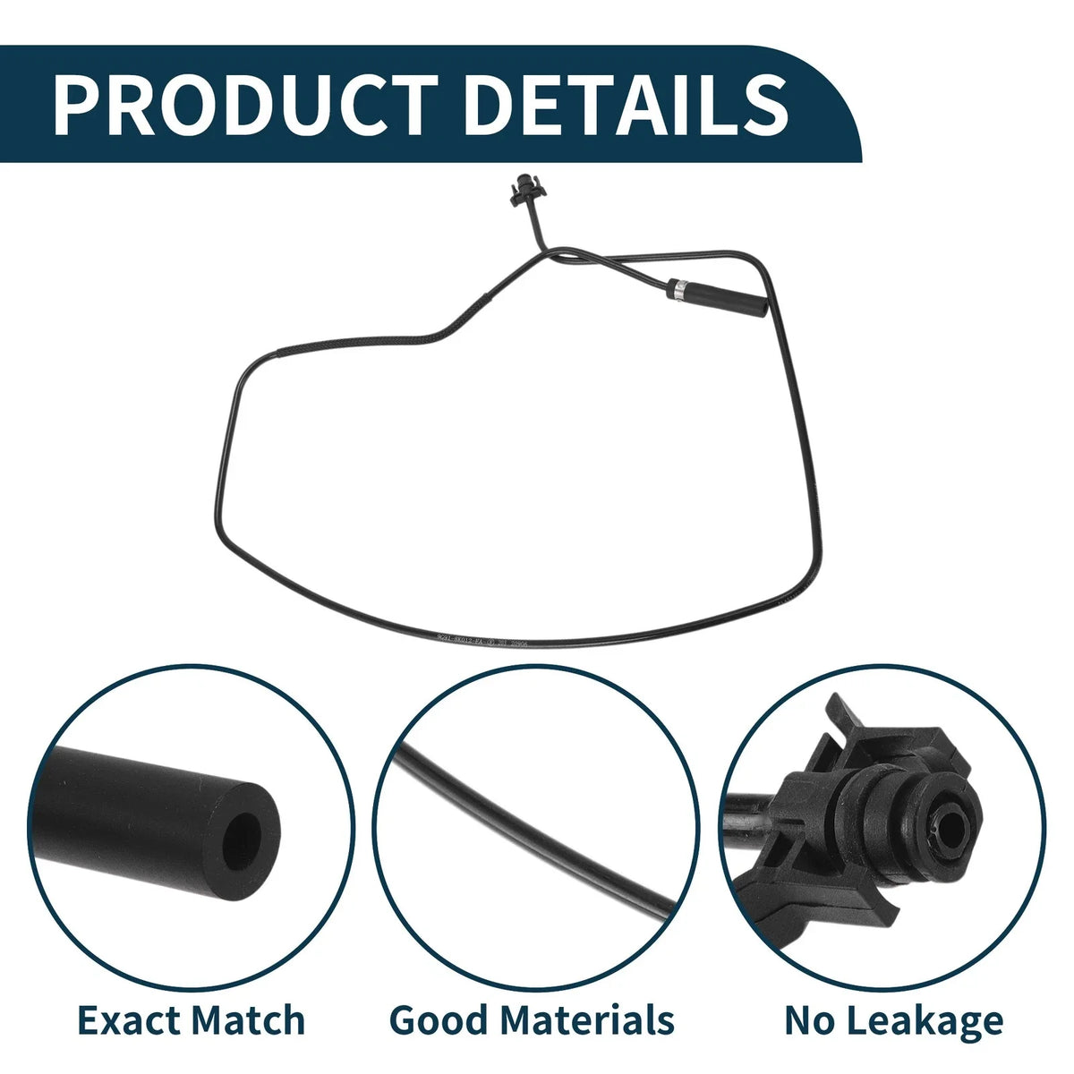 Radiator Hose No.9G918K012FB for Ford Mondeo (2011) Rubber Coolant Pipe
