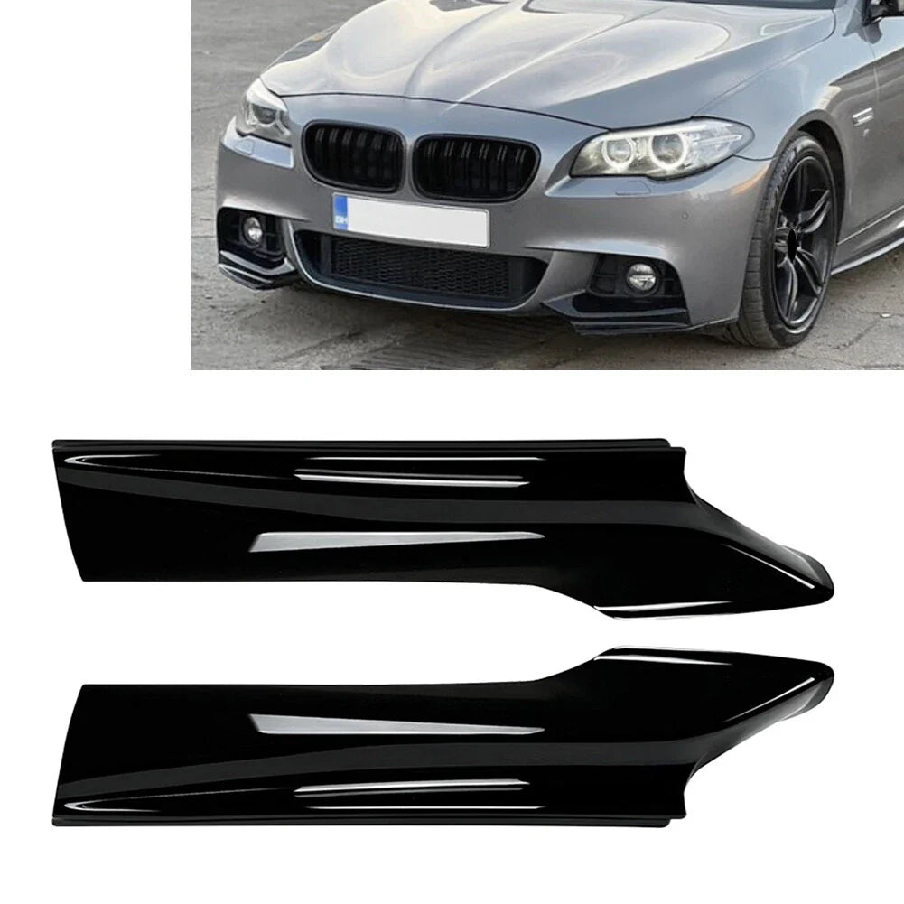 ABS Front Splitter Lip Corners for BMW 5 Series F10 F11 M Sport (2011-2017)