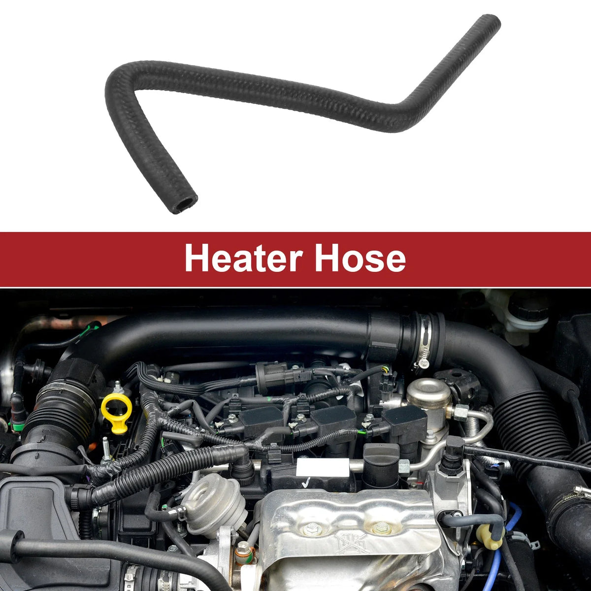 Lower Engine Coolant By-Pass Hose for Toyota Camry 2.4L (2002–2009) 1626428060