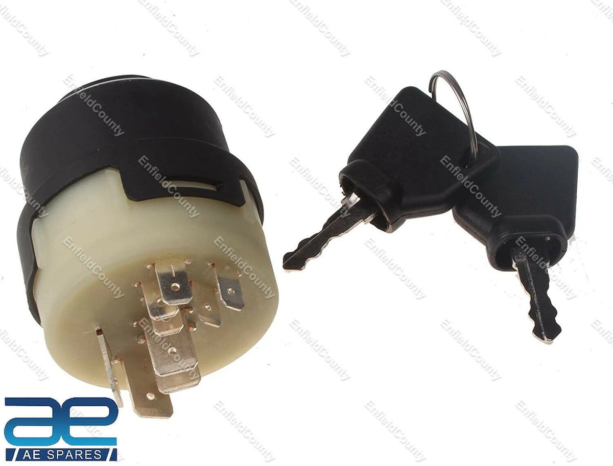 Ignition Switch for JCB Backhoe with 2 Keys