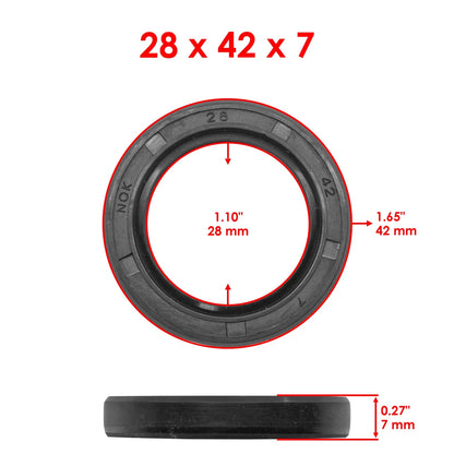 Front Wheel Ball Bearing and Seals Kit for Honda TRX250 (1985–1987) BR106AA2020