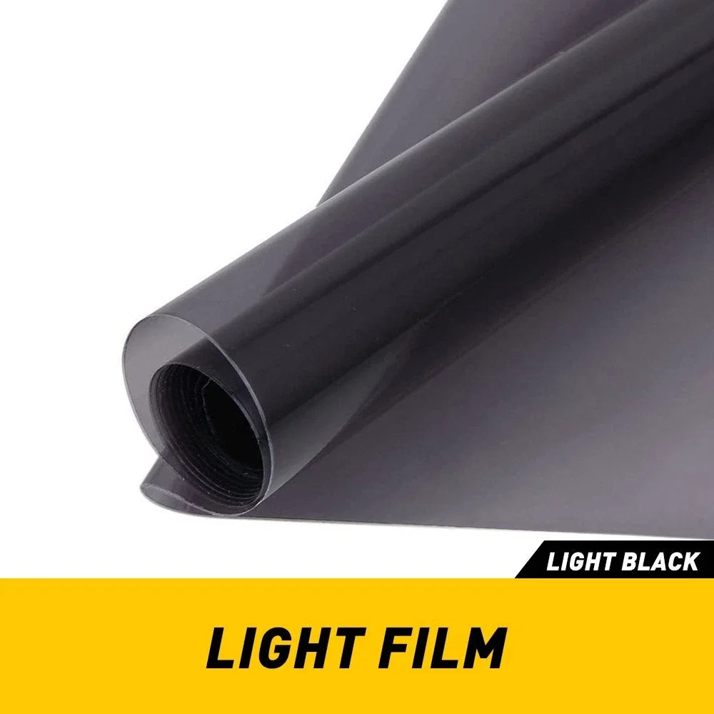 Light Smoke Gloss Vinyl Film Tints for Headlights Taillights Fog Lights (12"x72")