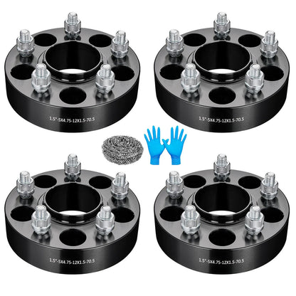 8Pc 1.5in Hubcentric Wheel Spacers Adapters for Chevy S10 GMC Pontiac (1999–2003)