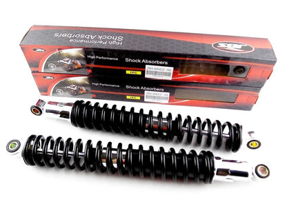400mm Black/Chrome Rear Shock Absorbers for Honda CR125 RA