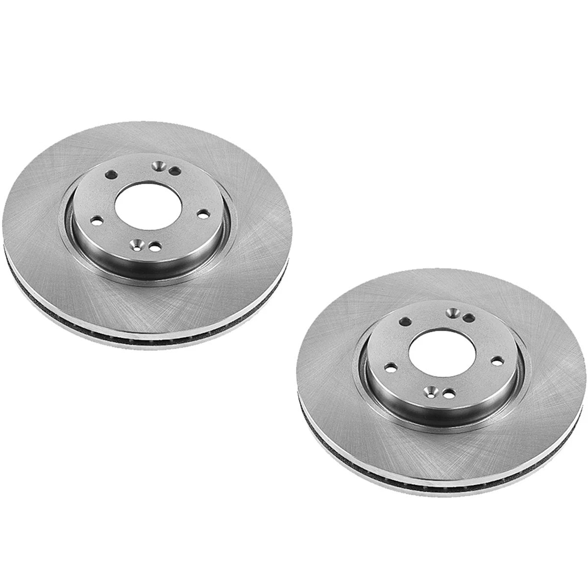 Set of 2 Powerstop Brake Discs Front for Kia Sportage (2012–2016) SET-P15JBR1567-2