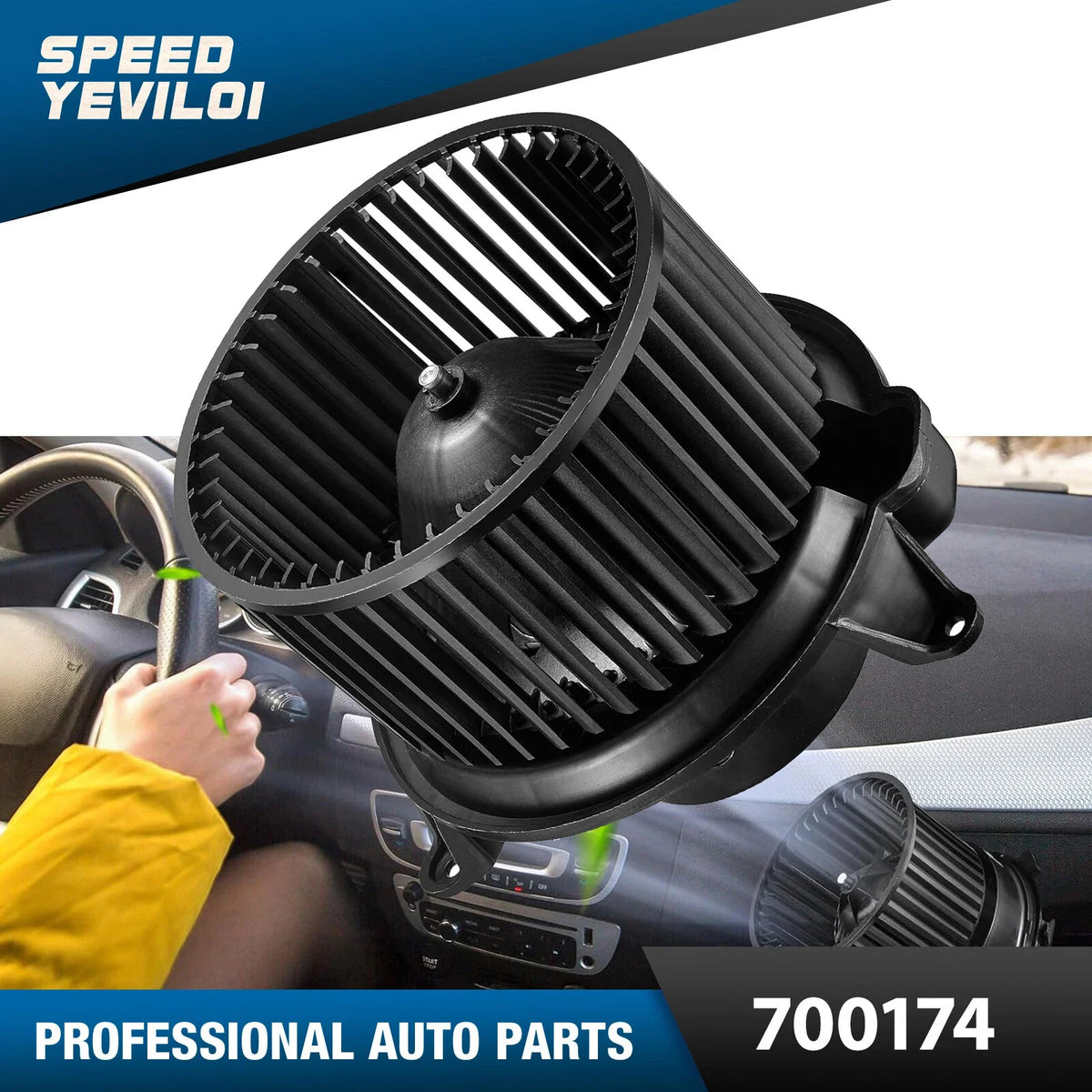 Heater Blower Motor Fan for Nissan Titan Armada Infiniti QX56 (2004–2015)