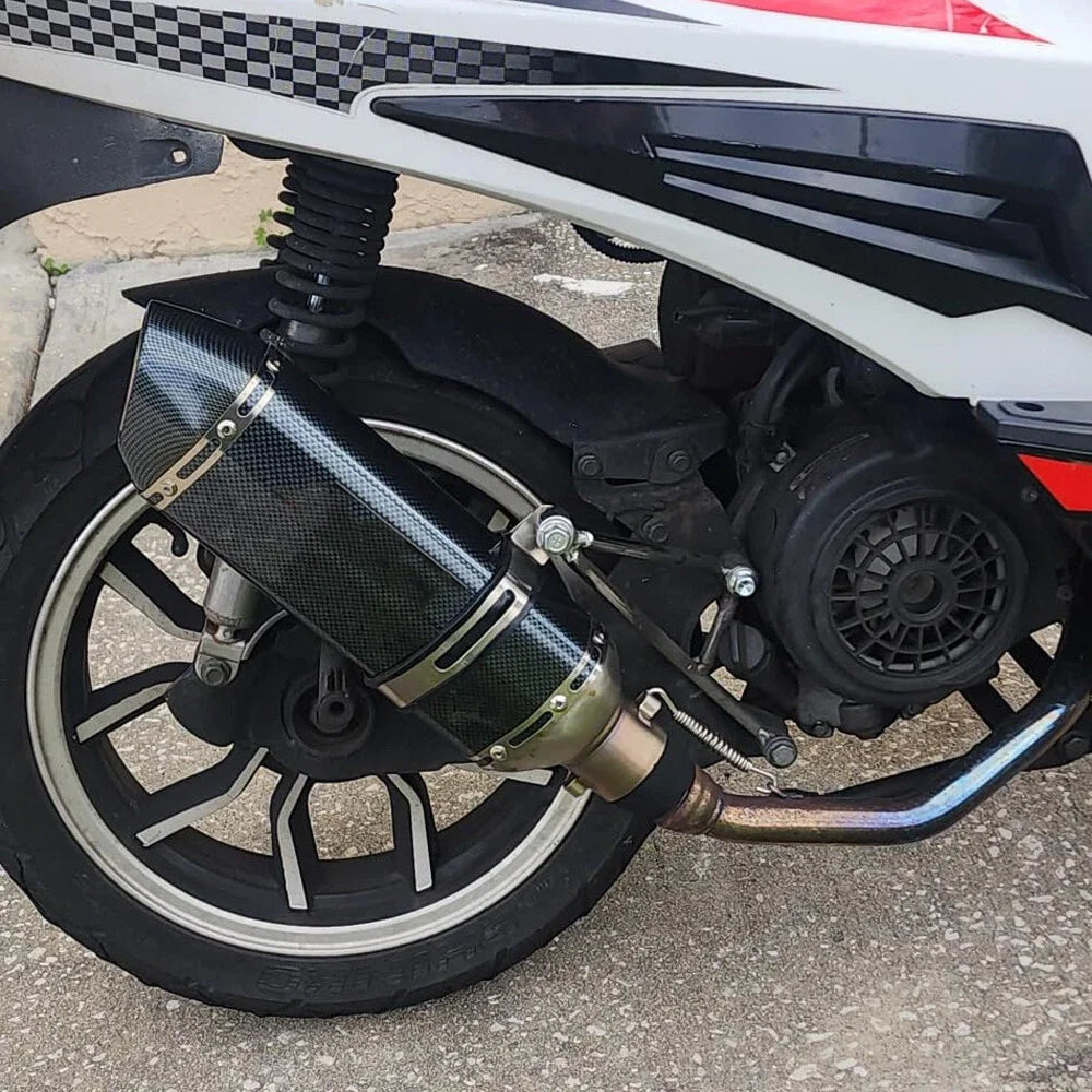 Carbon Fiber Exhaust Pipe Slip-on for Universal Motorcycle (38-51mm)