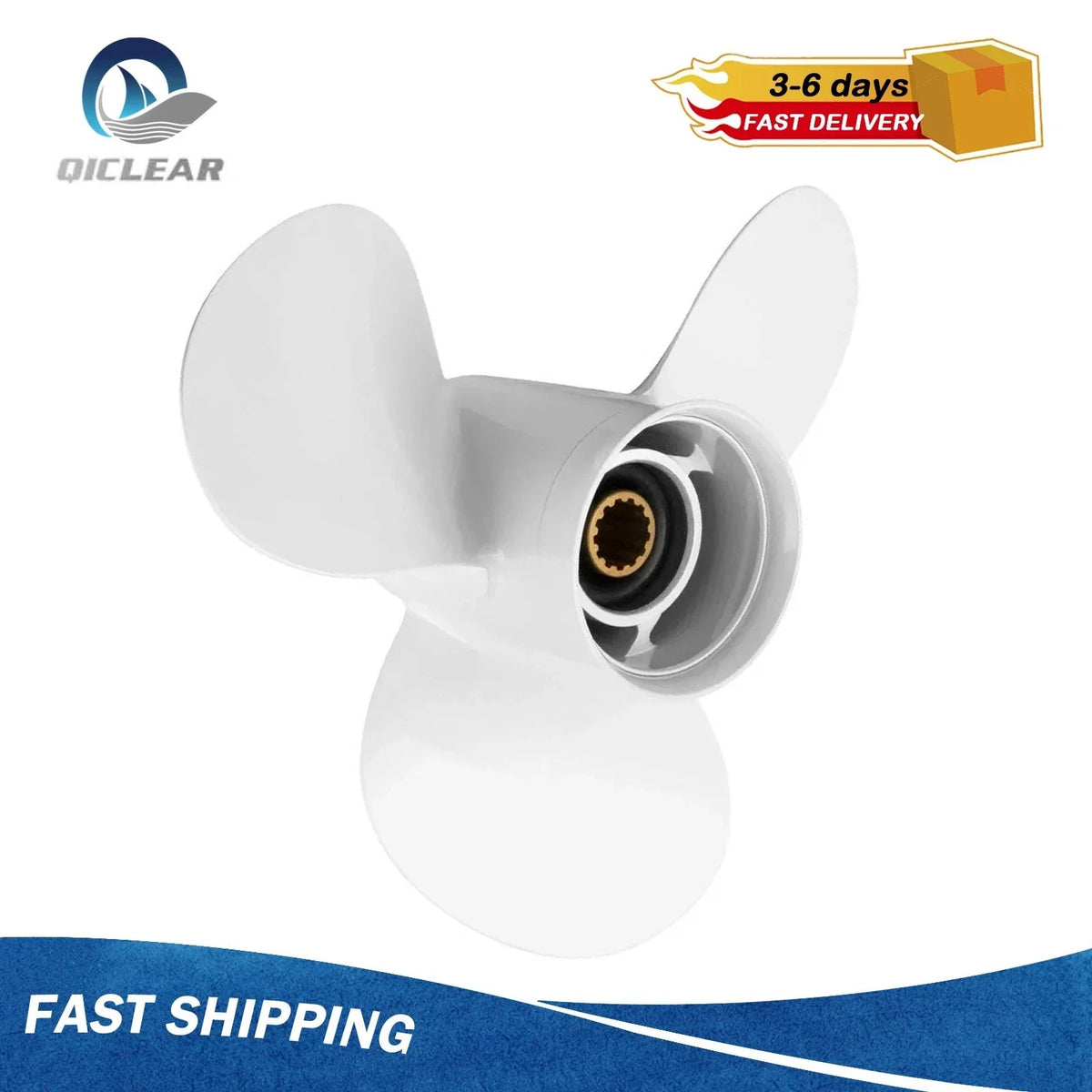 11 5/8x11 Boat Propeller for Yamaha 40HP 50HP 55HP 60HP (663-45947-02-EL, RH)