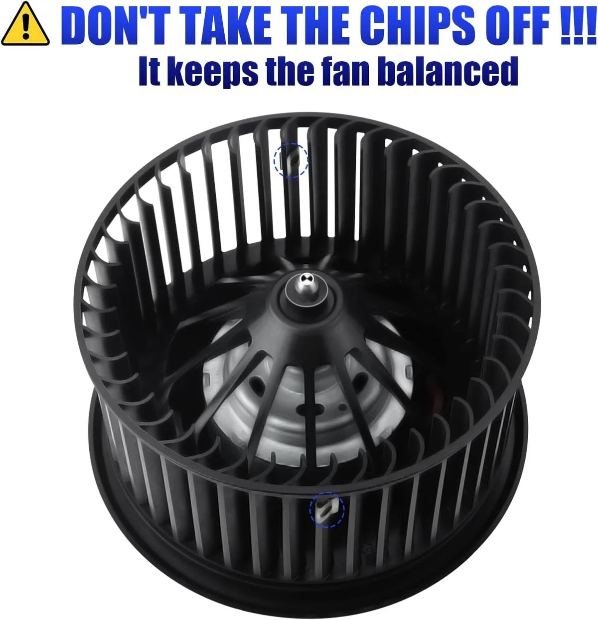 Front Heater Blower Motor w/ Fan Cage for Ford Focus (2015–2018) GV6Z19805B