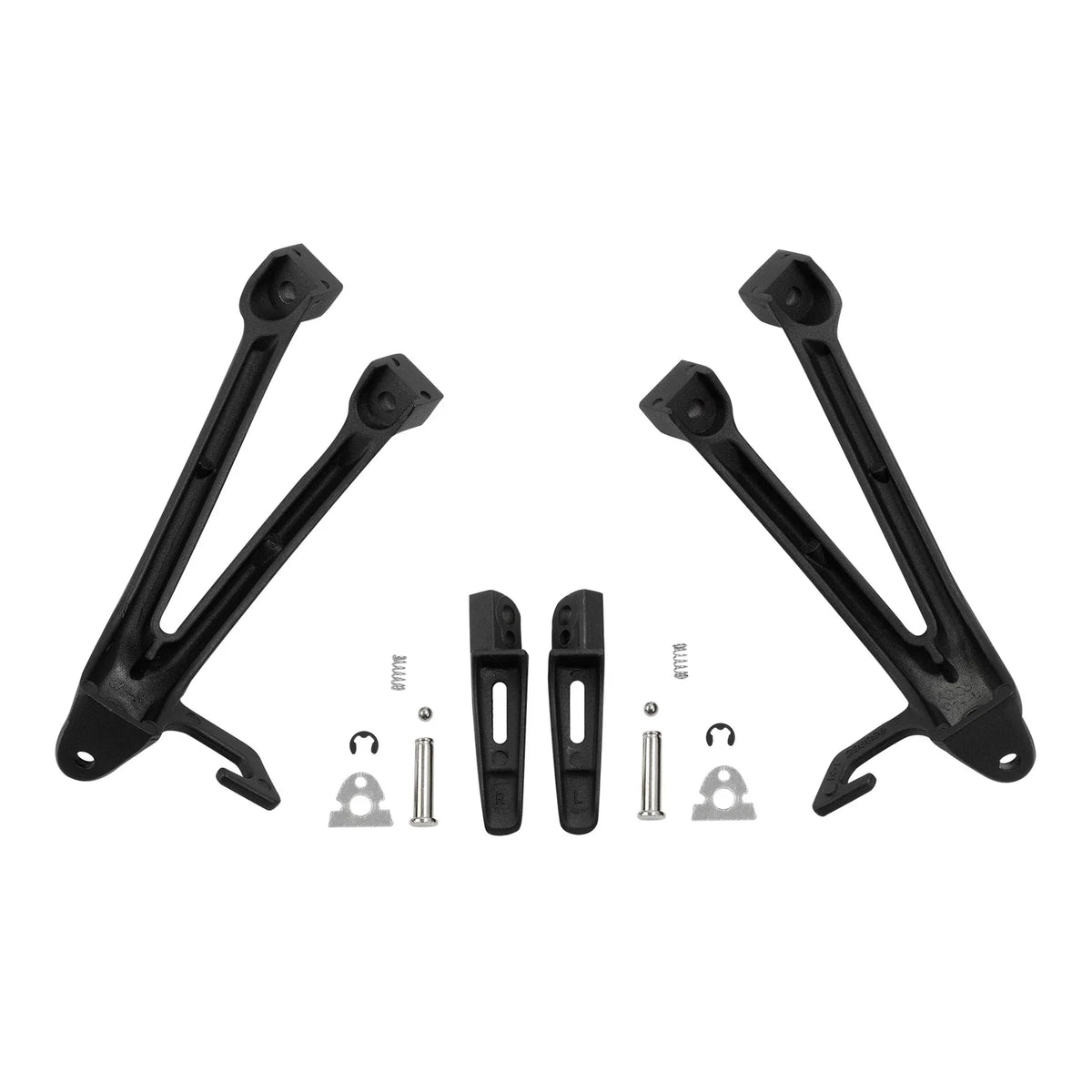 Passenger footrests footpegs bracket for Suzuki GSXR600 GSXR750 (2006–2007)