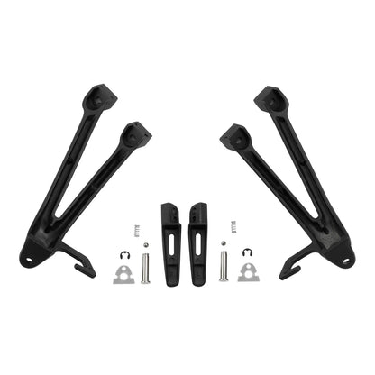Passenger footrests footpegs bracket for Suzuki GSXR600 GSXR750 (2006–2007)