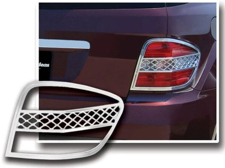 Chrome Tail Light Bezels Cover Trim for Mercedes Benz M-Class (2006–2011) EWLT73