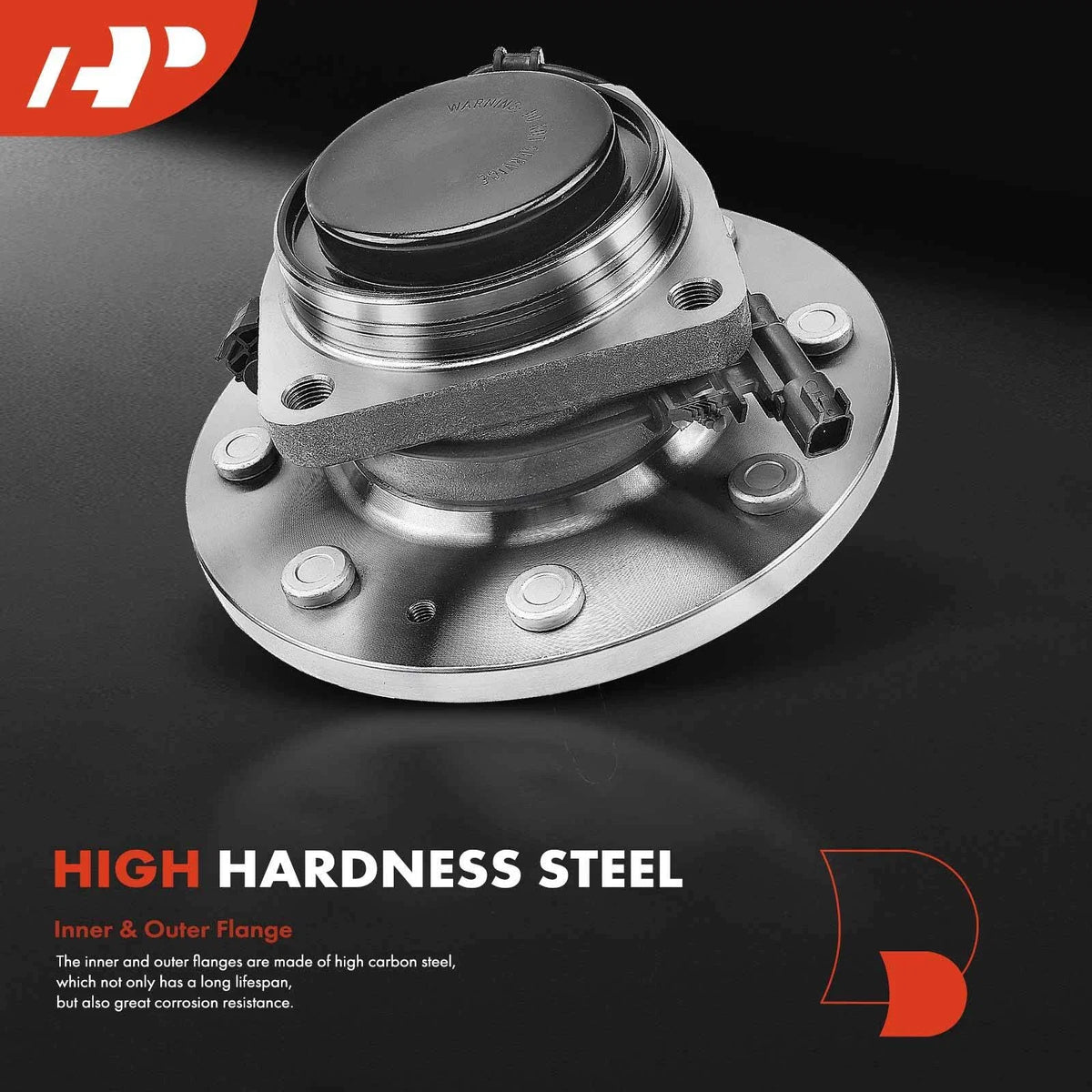 2X Front Wheel Hub & Bearing Assembly for Chevrolet Silverado 3500 HD (2001–2023)