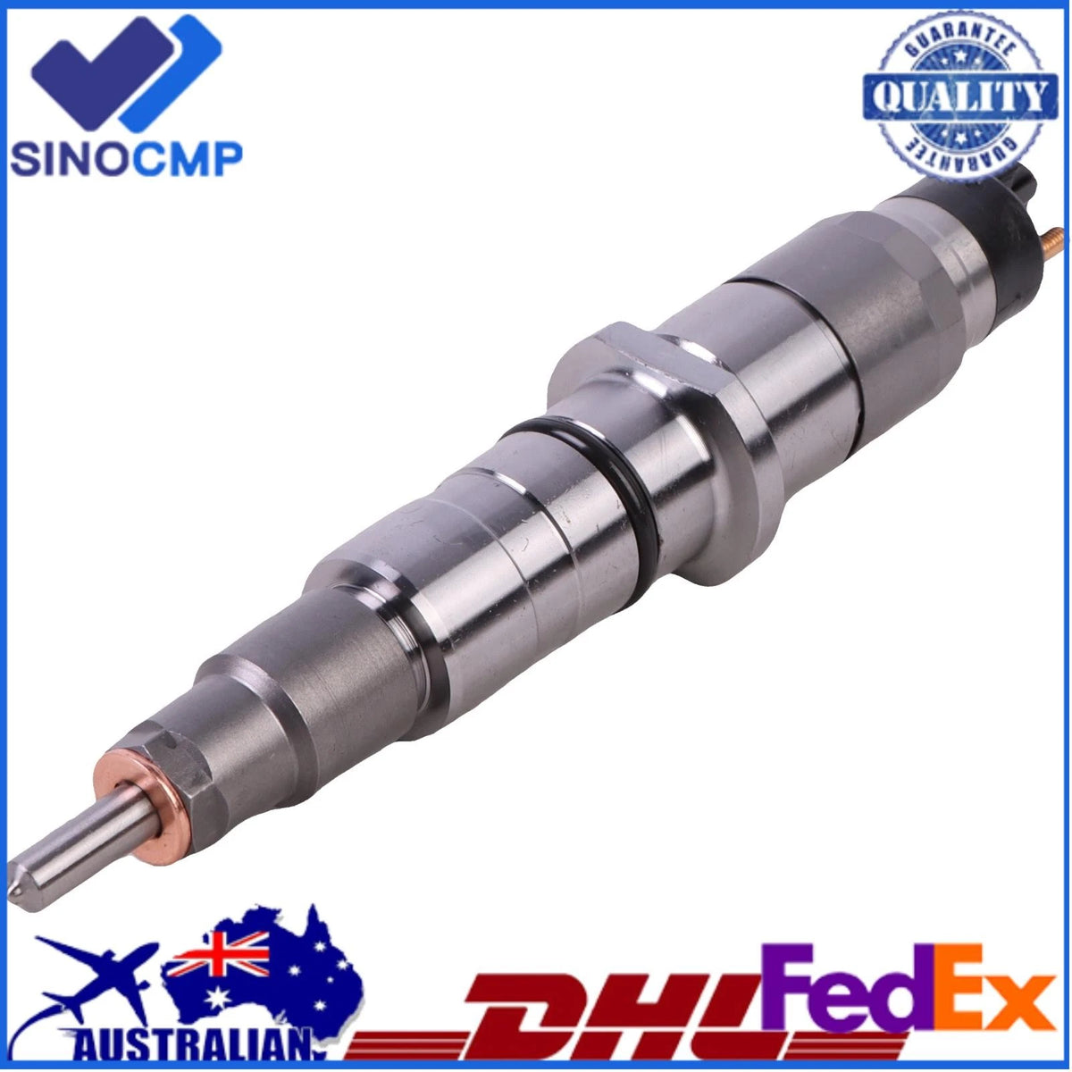Fuel Injector Set of 2 for Komatsu PC300-8 PC350-8 (6745-11-3100, 6745-11-3102)
