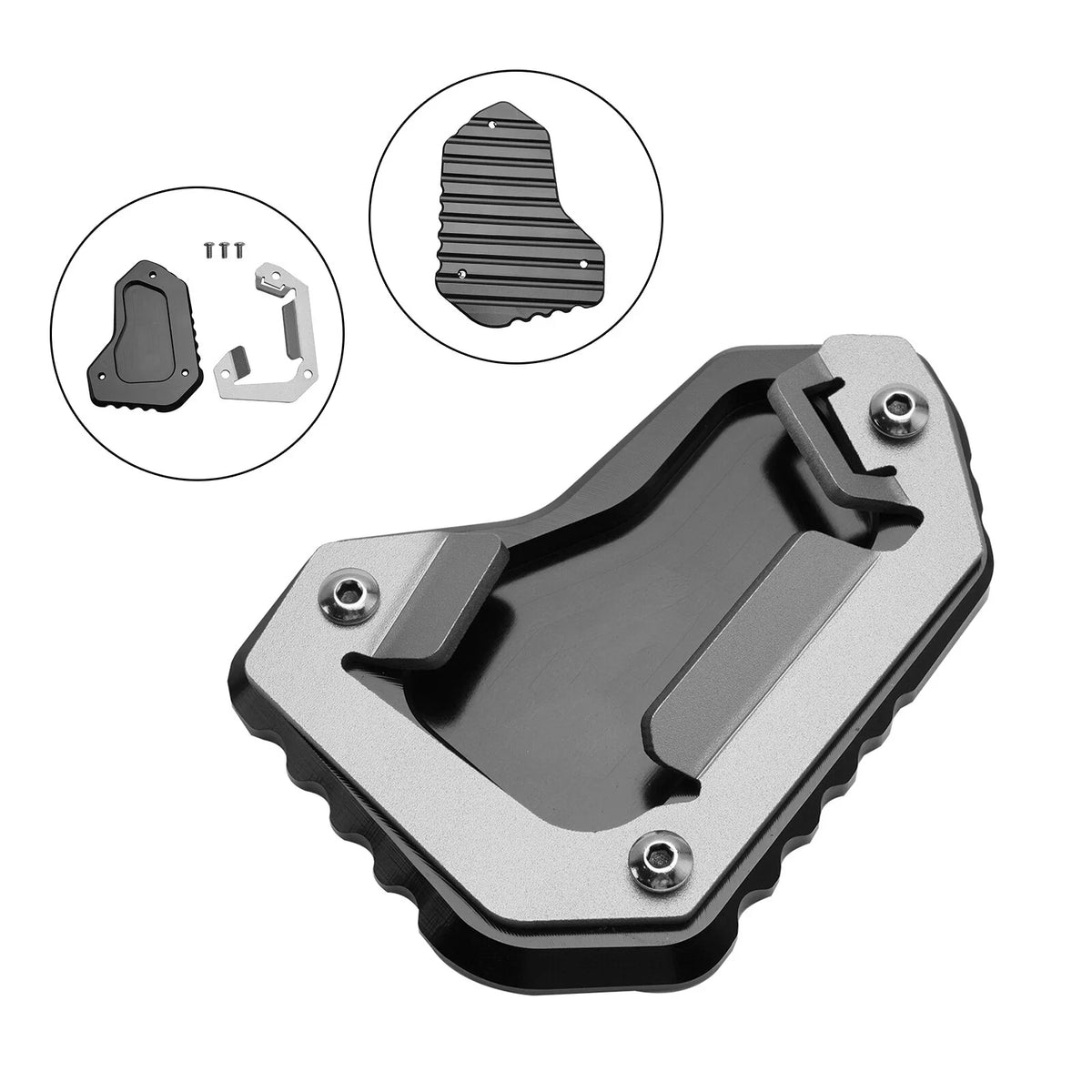 Kickstand Enlarged Plate Pad for Tiger 1200 Explorer (2012–2015) T1