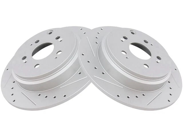 Set of 2 Rear Brake Rotors for Acura ZDX (2010–2013) 12857ZZSP