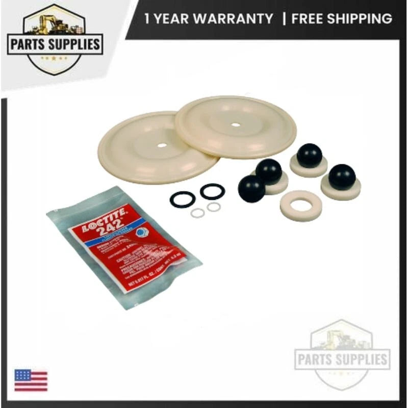 Fluid Section Repair Kit for Graco Husky 1040 1" Diaphragm Pump