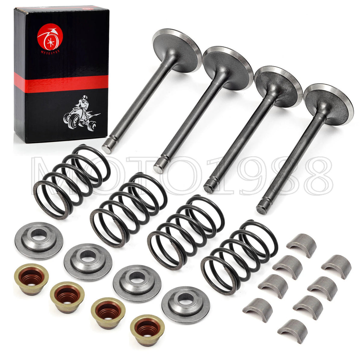 Piston Kit & Ring Valve for EZGO 295CC (72857-G01, 72507-G01, 26607-G01)