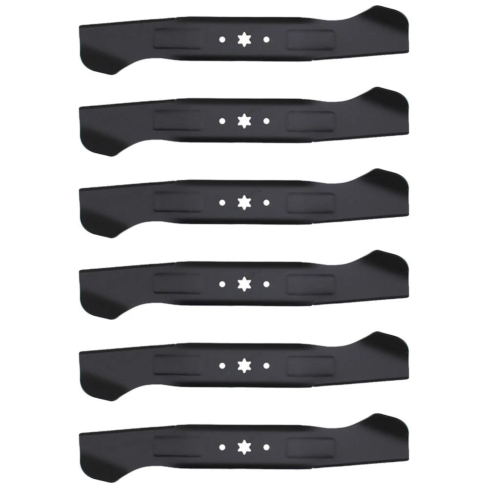 Set of 6 High Lift Mower Blades for 46" Deck