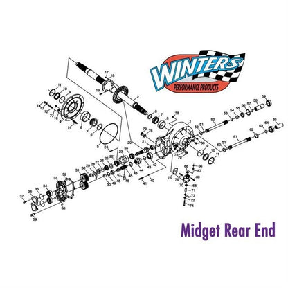 6 Spline QC Gear Set for Winters Performance Midget (4421)