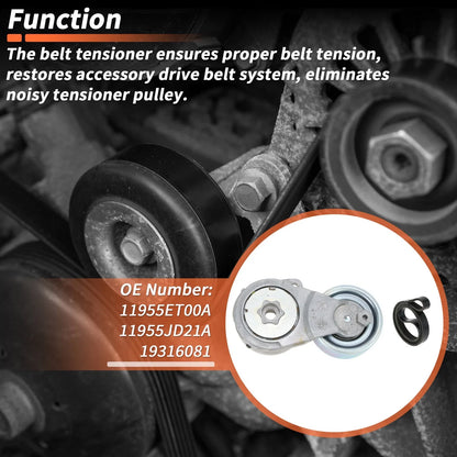 Drive Belt Tensioner Kit for Nissan Versa (2007–2012) 11955ET00A