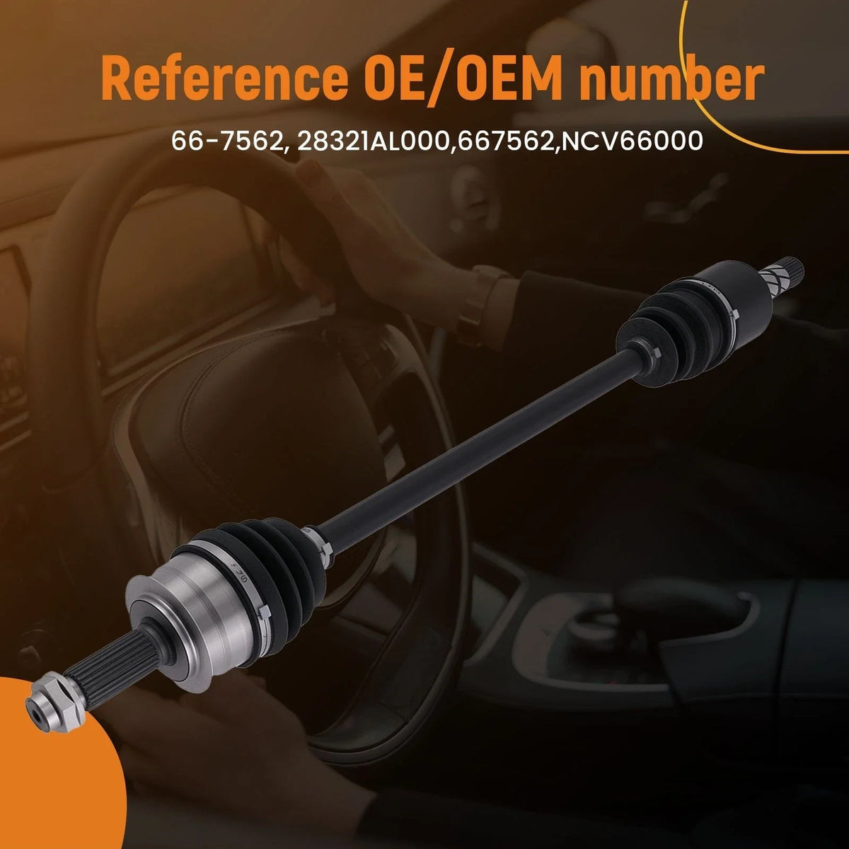 CV Axle Shaft Set for Subaru Legacy (2015–2019)