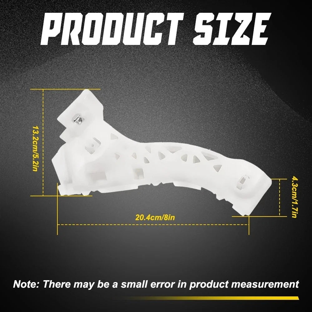 Set of 2 Front Bumper Retainer Brackets L&R for 2005 Mazda 3 SP23 Sedan OE