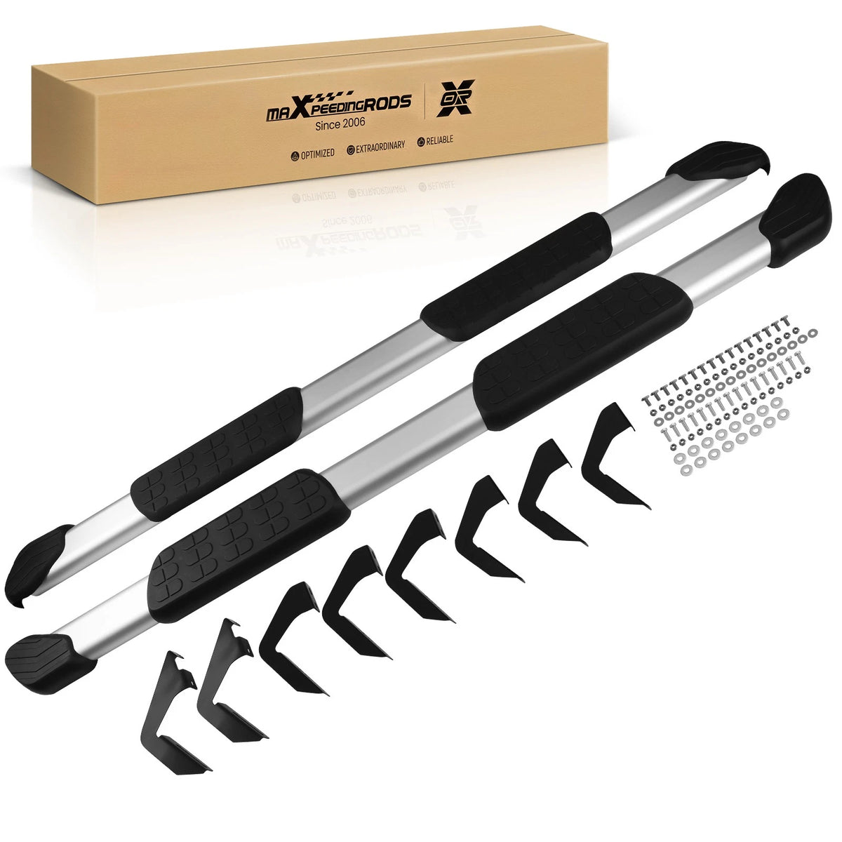 5" Nerf Bars Side Step Running Board for Toyota Tundra (2007–2021) XQ8KWI